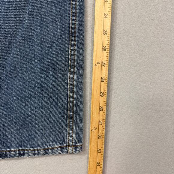 Vintage Levis 550 Relaxed Fit Jeans Men's 31x34 Blue Denim y2k Western 2008 - Picture 9 of 10